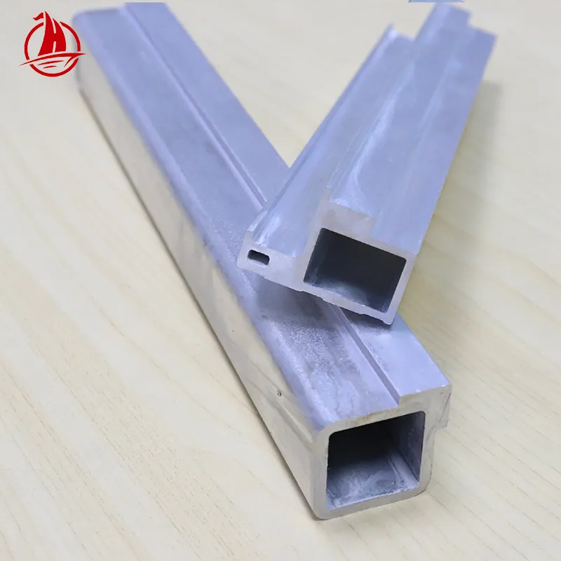 China Huayang Aluminium Custom Extrusie Frame, Holle Vierkante Buis, Speciaal Gevormd Aluminium Profiel