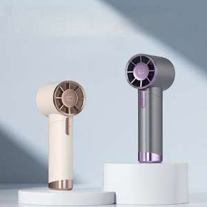 Nuevo Ventilador de Mano Portátil 2025, Color Gris, Personalizable con Logotipo, 1800mAH, Alta Velocidad, Recargable, 100 Velocidades, Mini Ventilador de Mano - Product Image 4