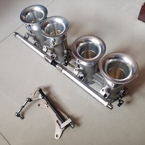 TZ5 FAJS çift 40/42/45/48/50/55DCOE gaz kelebeği gövdesi kiti gümüş veya siyah yarış ve karbonhidratın EFI motoruna dönüşümü için uygun - Product Image 5