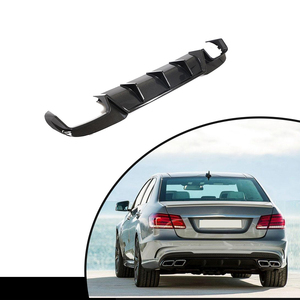 Lame de pare-choc arrière pour voiture en Fiber de carbone, accessoire de véhicule, Mercedes Benz E300 E350 E400 E550 Sport E63 <span class=keywords><strong>AMG</strong></span>, 2013 — 2015, W212, E63 - Product Image 1