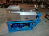 Dubbele Schroef Pers Groentesap Extractie Machine, Onschadelijke Behandeling Afval Residu Extrusie Uitdroging
