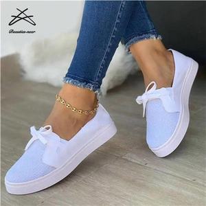 Zapatillas Deportivas Sin Cordones para Mujer, Diseño Nuevo de 2021, Zapatos Planos Clásicos, Mocasines Casuales para Mujer - Product Image 3