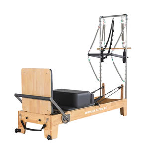 Machine de Pilates Reformer en bois de chêne de haute performance pour studio commercial, lit de Pilates en bois, Reformer en chêne, demi-trapèze Reformer - Product Image 1