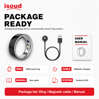 Nuevo Anillo Inteligente, Anillo de Salud, Frecuencia Cardíaca, Oxígeno en Sangre, Monitoreo del Sueño, Carga Magnética, Elegante Anillo para Parejas, Compatible con Doble Sistema Operativo