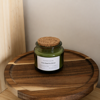 Bougie d'aromathérapie artisanale en verre biologique avec parfum pour les fêtes, le Ramadan, la fête des pères, pour la décoration de la maison, les bars, utilisation sans flamme