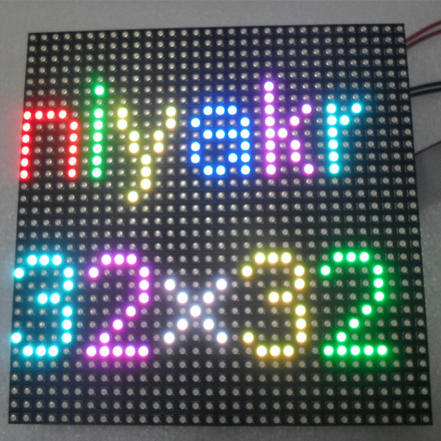 Niyakr Vizio TV P6 Indoor RGB LED Module SMD 32x32 64x32 Dot Matrix with 1 Year Warranty