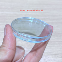 Support rond en acrylique de 50 mm pour pièces de monnaie, capsules pour pièces de monnaie de défi, pièces commémoratives et totems