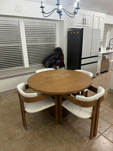 Set da pranzo per interni in <span class=keywords><strong>legno</strong></span> <span class=keywords><strong>massello</strong></span> di alta qualità Design moderno confortevole sedia e <span class=keywords><strong>tavolo</strong></span> - Product Image 4