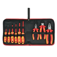 Kit d'outils isolés VDT-36 9 pièces, outils d'urgence, boîte à outils, tournevis et pince