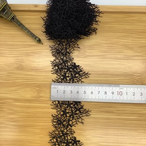 Ren thêu hoa văn truyền thống cao cấp, chất liệu hòa tan trong nước, dùng trang trí viền váy polyester, rèm cửa, thiết kế thêu 5.8cm - Product Image 6