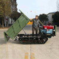 Livraison gratuite ce epa capacité de chargement tout Terrain ferme sur chenilles camion Transport 1 2 3 5 tonnes véhicule de Transport de charge chenillé Dumper