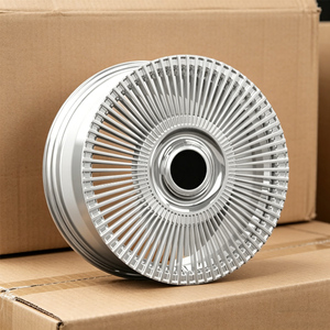 Rines de Aleación de Lujo de 18, 19 y 20 Pulgadas, Forjados, Pulidos, Plateados, Cromados, Radiales, de Alta Densidad, para Autos de Pasajeros - Product Image 1