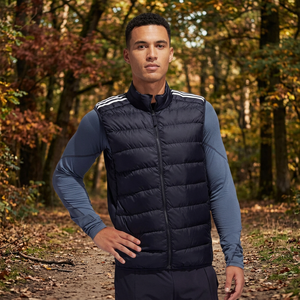 Chaleco Acolchado de Invierno para Hombre, Impermeable, Sin Mangas, con Capucha y Cierre de Cremallera, para Ciclismo, OEM, GLOBAL LEATHER - Product Image 4