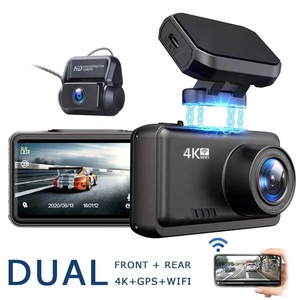 Nhà sản xuất 4K Novatek 96670 ống kính kép Dashcam đầy đủ 1080p HD 2.45inch màn hình cảm ứng GPS & Wifi Xe DVR - Product Image 4