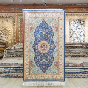3x5ft Rugs And Kayseri Turkish Woven Luxury Kashmir Belgium Silk Carpet