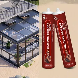 HR3800 Structural Sealant Quick Dry Outdoor Kitchen Roof Gutter Waterproof Adhesive Anti Mildew Neutral Silicone Sealant