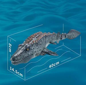 Control remoto eléctrico simulación Mosasaur juguetes de agua nadar agua pulverizada juguetes oscilantes para niños regalo - Product Image 2