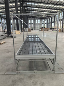 Étagère <span class=keywords><strong>de</strong></span> culture mobile multicouche, lit <span class=keywords><strong>de</strong></span> semis vertical, <span class=keywords><strong>banc</strong></span> roulant hydroponique pour serre - Product Image 3