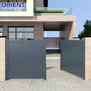 La conception esthétique de porte en aluminium intégrée par paysage se mélange <span class=keywords><strong>avec</strong></span> l'environnement de jardin admirablement - Product Image 2