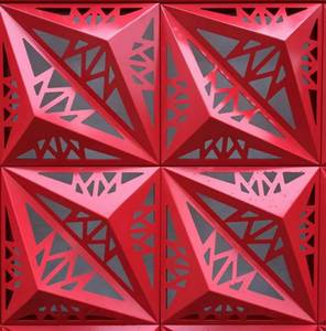 Revêtement mural extérieur moderne en métal sculpté en 3D, panneau perforé en aluminium, panneaux de façade murale 3D - Product Image 4