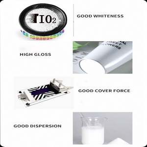 ไททาเนียมไดออกไซด์ที่ Tio2 TiO2ผงไทเทเนียมไดออกไซด์ที่มีกำลังซ่อนตัวสูง - Product Image 5