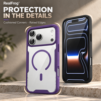 Coque de téléphone antichoc testée contre les chutes, transparente, compatible avec la charge sans fil, en acrylique + TPU, pour iPhone 18 Pro Max 17 16 15 14 Plus 13 Pro