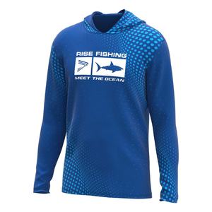 Camisas de Pesca Personalizadas al por Mayor ODM, Ropa de Pesca de Manga Larga para Hombre, Camisas de Pesca con Protección Solar UPF - Product Image 1