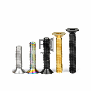 Tùy Chỉnh Titan <span class=keywords><strong>Bolt</strong></span> M8 Chìm Đầu Hex <span class=keywords><strong>Ti</strong></span> Vít Titan Xe Đạp Leo Núi Bu Lông Titan Màu Đen Vít Cho Xe Đạp Xe Máy - Product Image 6