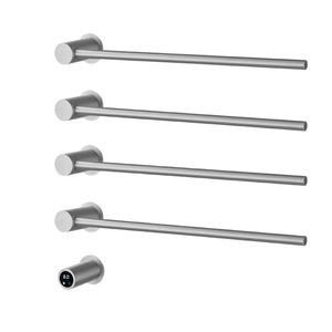 <span class=keywords><strong>Toallero</strong></span> Eléctrico de Pared de Acero Inoxidable de Alta Gama con Superficie PVD, Diseño <span class=keywords><strong>Moderno</strong></span>, para Uso en Hoteles, Barra de Baño Fija - Product Image 6