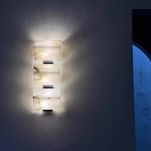 Huiju Lighting Natural Snowflake Marble Wall Lamp Led 220V Minimalist Hotel <b>Corridor</b> Ambient <b>Light</b> - Product Image 2