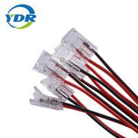 Konektor Adaptor Strip LED SMD/COB 2/3/4/5pin 5/8/10mm Klip Inti Tembaga Kabel Isolasi Karet Elektronik