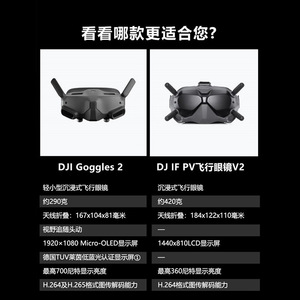 D J goggles2 kính HD truyền hình ảnh kỹ thuật số O3 đơn vị không khí <span class=keywords><strong>G2</strong></span> Kính bay - Product Image 5