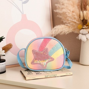 新しいスタイル星流れる砂子供用バッグかわいい女の子のクロスボディバッグショルダーバッグ財布 - Product Image 5