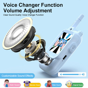 Talkie-walkie vidéo rose pour enfants avec écran de 2,0 pouces et caméra pour les enfants de 4 à 6 ans - Product Image 2
