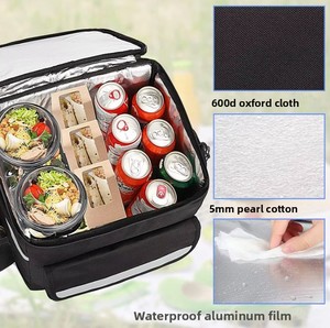 Bền Nhiệt Giao Hàng Ba Lô Cho Tải Nặng Xe Máy Xe Đạp Giao Hàng Gia Cố Dưới Thân Thiện Với Môi Và Tái Sử Dụng - Product Image 6