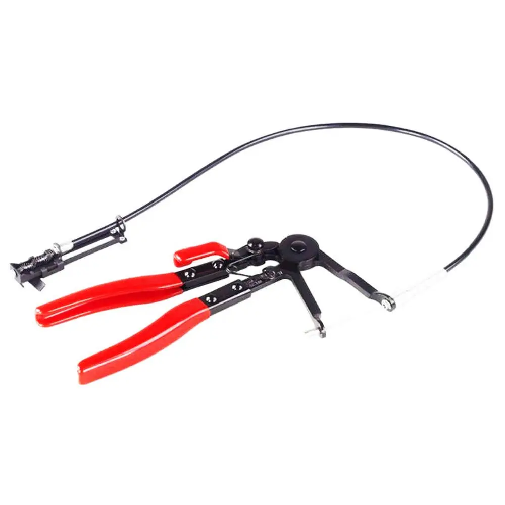 Alicates de abrazadera de tubo de manguera de largo alcance, herramientas manuales de extracción de Cable Flexible para reparaciones de automóviles