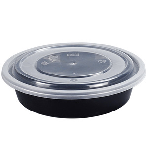 Bol rond 350 ml en PP de qualité alimentaire, jetable, avec couvercle, pour plats à emporter, restauration rapide, usage commercial - Product Image 2