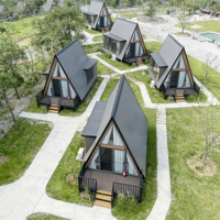 Cabanes préfabriquées prêtes à l'emploi pour le glamping, 20 pieds, 30 pieds, 40 pieds, maison en A pour les solutions de projet et l'usage commercial