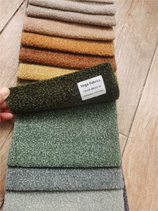 Telas de Chenilla Tejidas Ignífugas y Antibolitas de Primera Calidad, Teñidas Lisas para Interiores Elegantes BURCE - Product Image 3