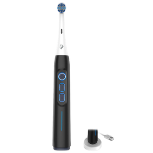 <span class=keywords><strong>Brosse</strong></span> à <span class=keywords><strong>dents</strong></span> électrique sonique intelligente compatible <span class=keywords><strong>Oral</strong></span> <span class=keywords><strong>B</strong></span> <span class=keywords><strong>Io</strong></span>, rechargeable, étanche IPX7, en acier inoxydable, poils doux - Product Image 1