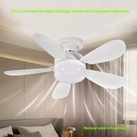 Vente en gros Salon intérieur Ventilateur de plafond à intensité variable Mini ventilateur rotatif à 360 ° Ventilateur de plafond télécommandé