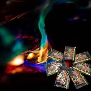Colourful Magic Camping Fire Flames for Fireplaces Stove camping