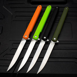 عرض ساخن M390 CNC نصل طاحونة مائية ABS مقبض كروي حامل قابل للطي سكين الجيب - Product Image 5