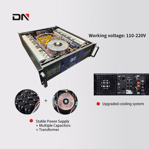 Amplificatore di Potenza Professionale <span class=keywords><strong>CA</strong></span>+12 900W 3U a 2 Canali 2x1700W, Classe H, per Soundbar Stereo 8/4/2 Ohm - Product Image 5