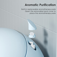 Siège de toilette chauffant intelligent automatique avec bidet intégré, auto-nettoyant, télécommande, ronde, à siphon en S, en céramique, étanche IPX4