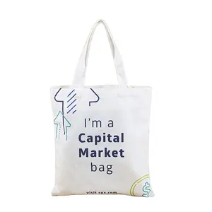 Хит продаж, Высококачественная сумка-тоут с печатным логотипом, Холщовая Сумка для покупок, многоразовая Холщовая Сумка для покупок