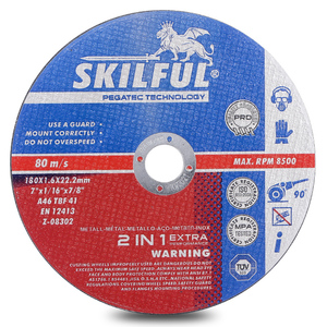 Skilful 7 ''180x1.6x22mm cắt đĩa cho kim loại và inox 2in1 Chất lượng cao - Product Image 3