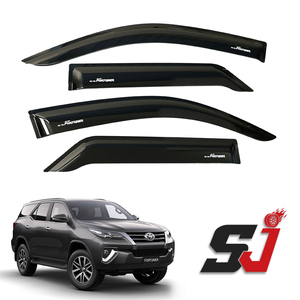 Viseras para Ventanas <span class=keywords><strong>de</strong></span> Coche, Protección Solar y contra la <span class=keywords><strong>Lluvia</strong></span>, Deflector <span class=keywords><strong>de</strong></span> Ventilación, <span class=keywords><strong>Protector</strong></span>, Juego <span class=keywords><strong>de</strong></span> 4 Piezas, Apto para Fortuner - Product Image 1