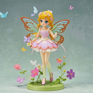 Figurine de poupée fée papillon en plastique, pour décoration de chambre de filles, cadeau d'anniversaire, emballage en une seule pièce - Product Image 5