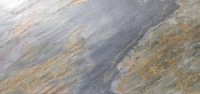 Nouveau matériau de décoration murale extérieure placage de pierre flexible ardoise feuilles de pierre naturelle minces feu de forêt